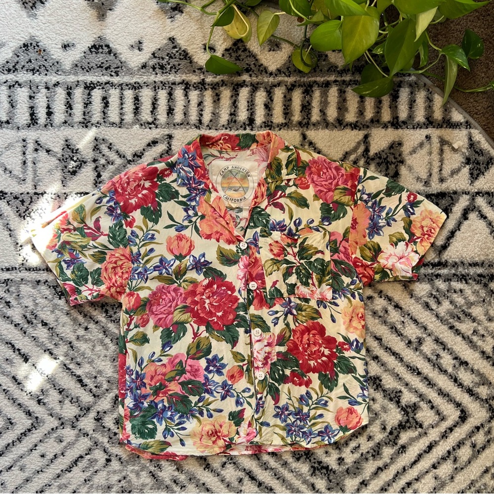 Camp Anderson Vintage Hawaiian Shirt
